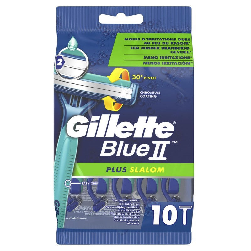GILLETTE Rasoir Jetable Blue2 Plus Slalom X10 - Marché Du Coin