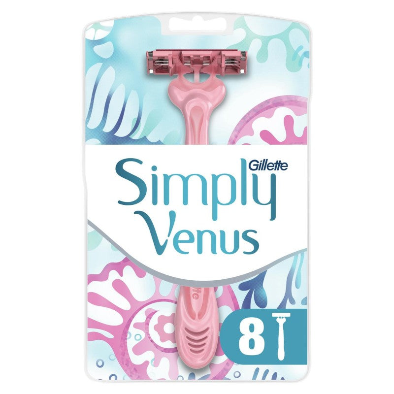 VENUS Gillette Simply Venus3 Rasoirs Jetables X8 - Marché Du Coin