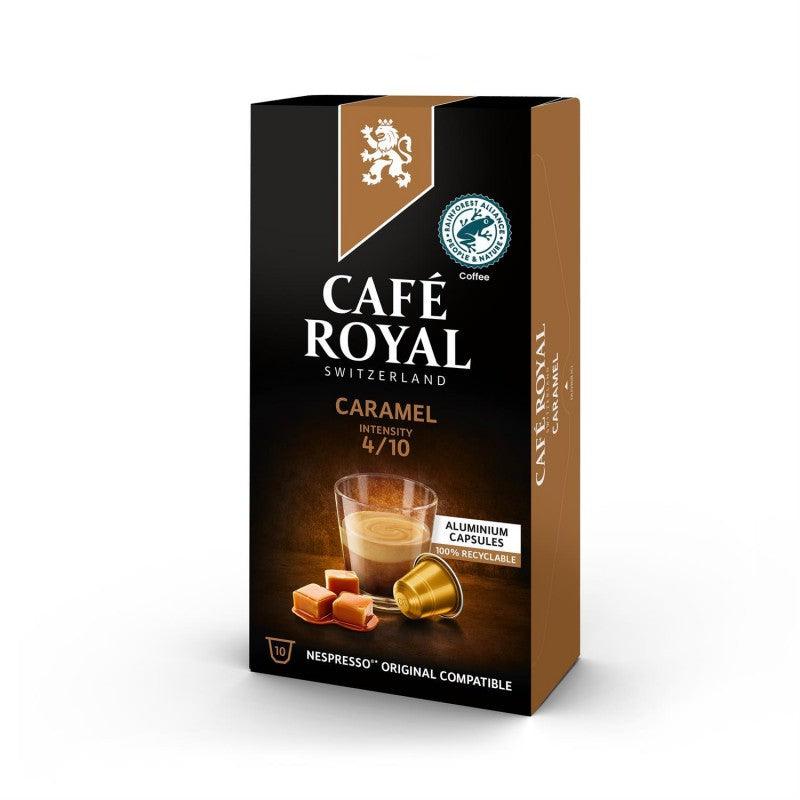 CAFE ROYAL Café Royal Capsules Aluminium Caramel Type Nespresso X10 50G - Marché Du Coin
