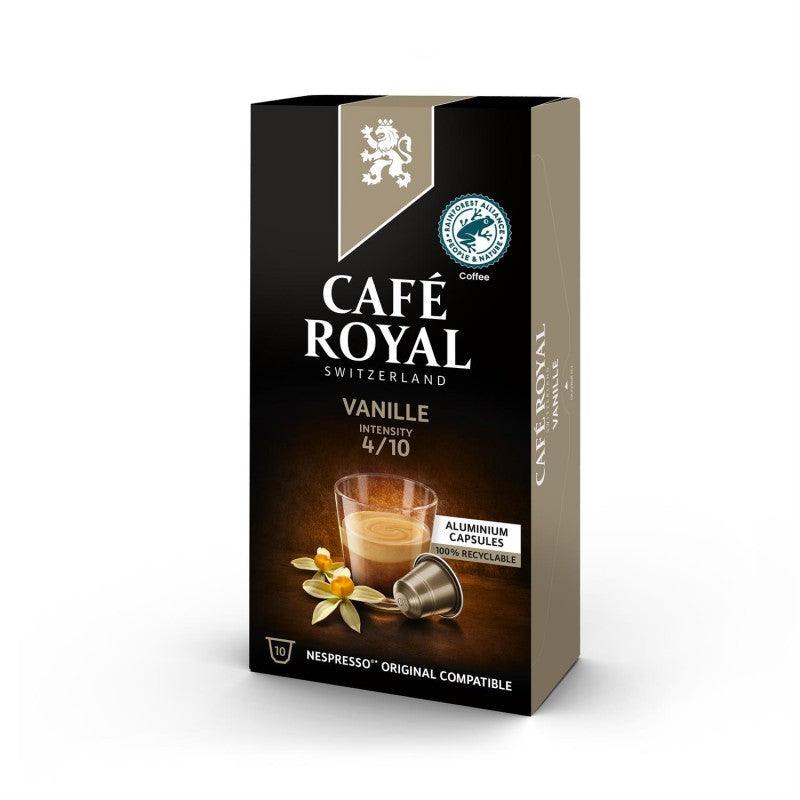 CAFE ROYAL Café Royal Capsules Aluminuim Vanille Type Nespresso X10 50G - Marché Du Coin