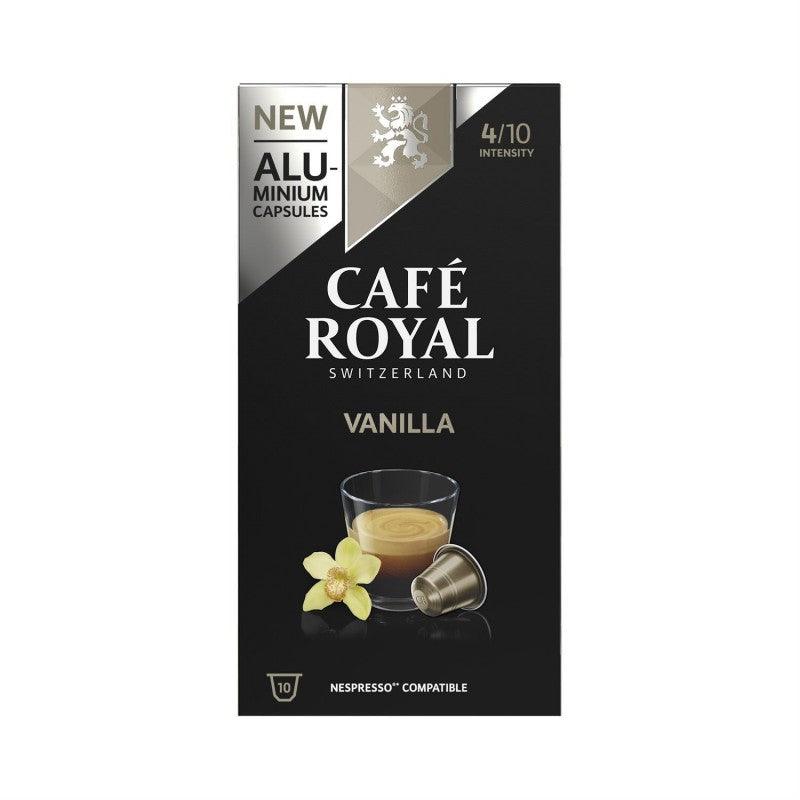 CAFE ROYAL Café Royal Capsules Aluminuim Vanille Type Nespresso X10 50G - Marché Du Coin