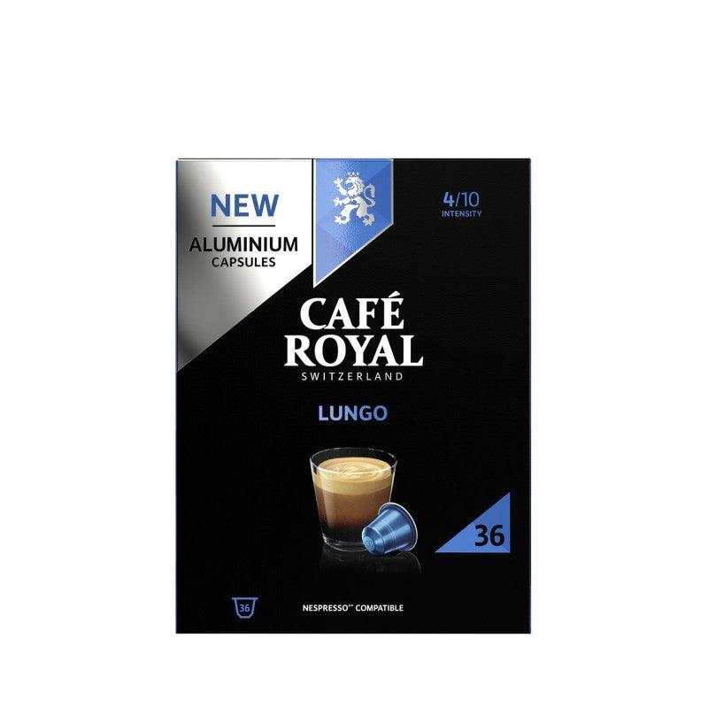CAFE ROYAL Café Royal Capsules Aluminium Lungo Type Nespresso X18 95G - Marché Du Coin