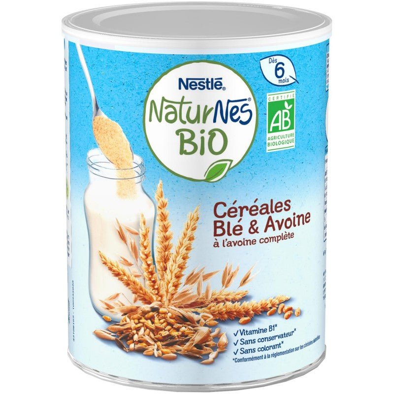NESTLÉ Naturnes Bio Cereales Ble Et Avoine 240G Des 6 Mois - Marché Du Coin