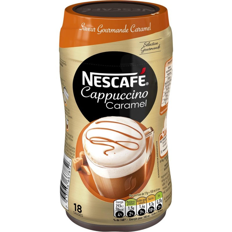 NESCAFÉ Cappuccino Caramel, Cafe Soluble, Boite De 306G - Marché Du Coin