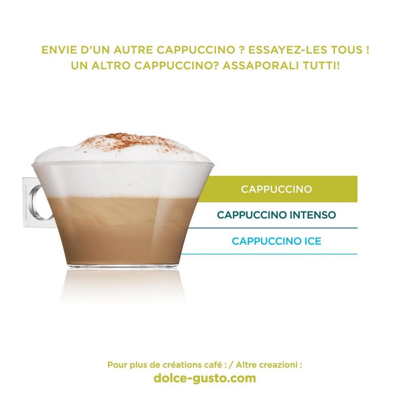 DOLCE GUSTO Nescafé Capuccino 16 Dosettes - Marché Du Coin