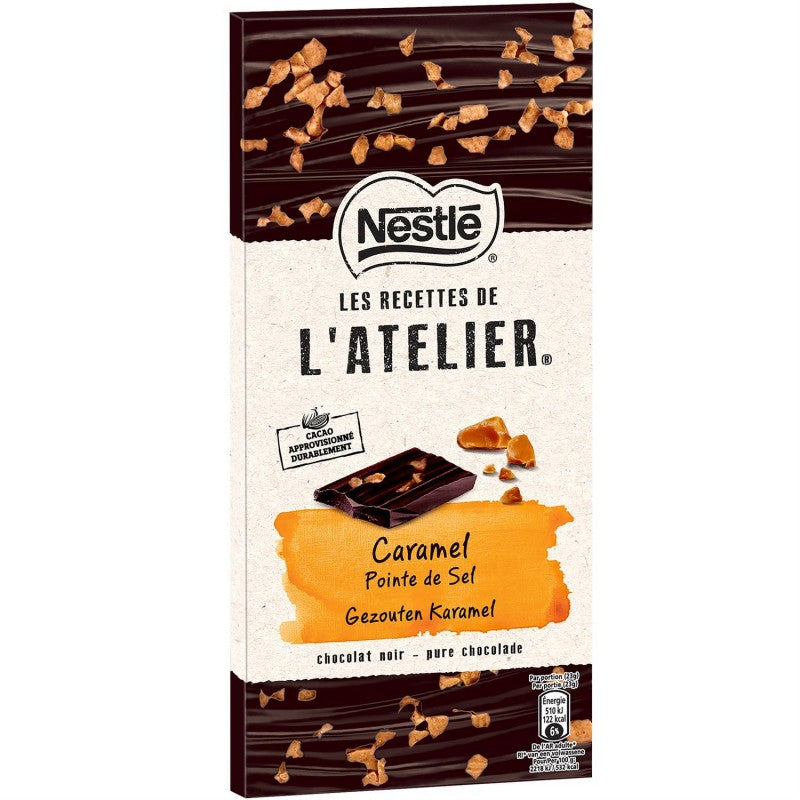 NESTLÉ Chocolat Noir Caramel Sel 115G - Marché Du Coin