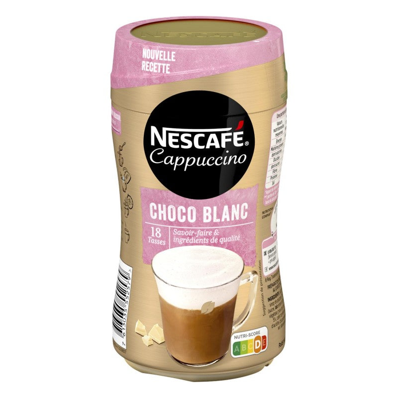 NESCAFÉ Nescafé Cappuccino Choco Blanc - Café Soluble - 270G - Marché Du Coin