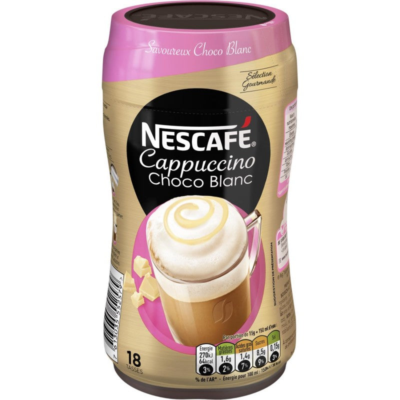 NESCAFÉ Nescafé Cappuccino Choco Blanc - Café Soluble - 270G - Marché Du Coin