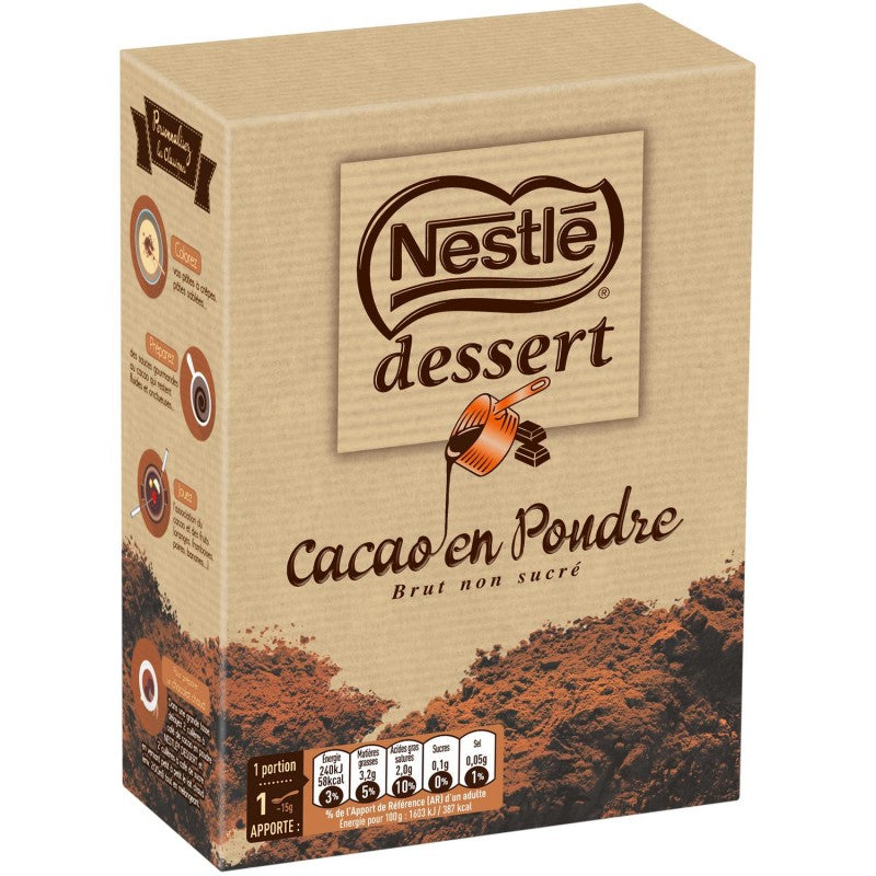 NESTLÉ Dessert Cacao 100% En Poudre 250G - Marché Du Coin