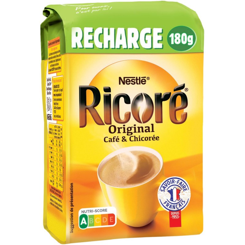 RICORÉ Ricoré Original - Café Chicorée Soluble En Eco Pack - 180G - Marché Du Coin