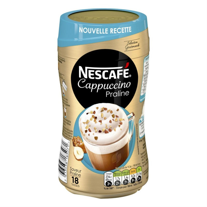 NESCAFÉ Nescafé Cappuccino Praline - Café Soluble - 279G - Marché Du Coin