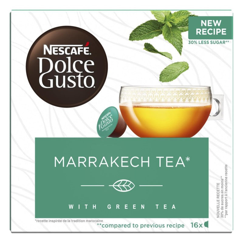 DOLCE GUSTO Nescafé Marrakech Tea, Capsule Thé - X16 Dosettes - Marché Du Coin