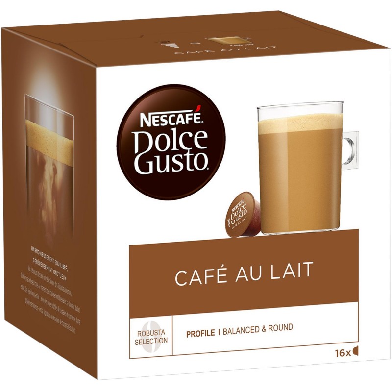 DOLCE GUSTO Nescafé Cafe Au Lait 160G - Marché Du Coin