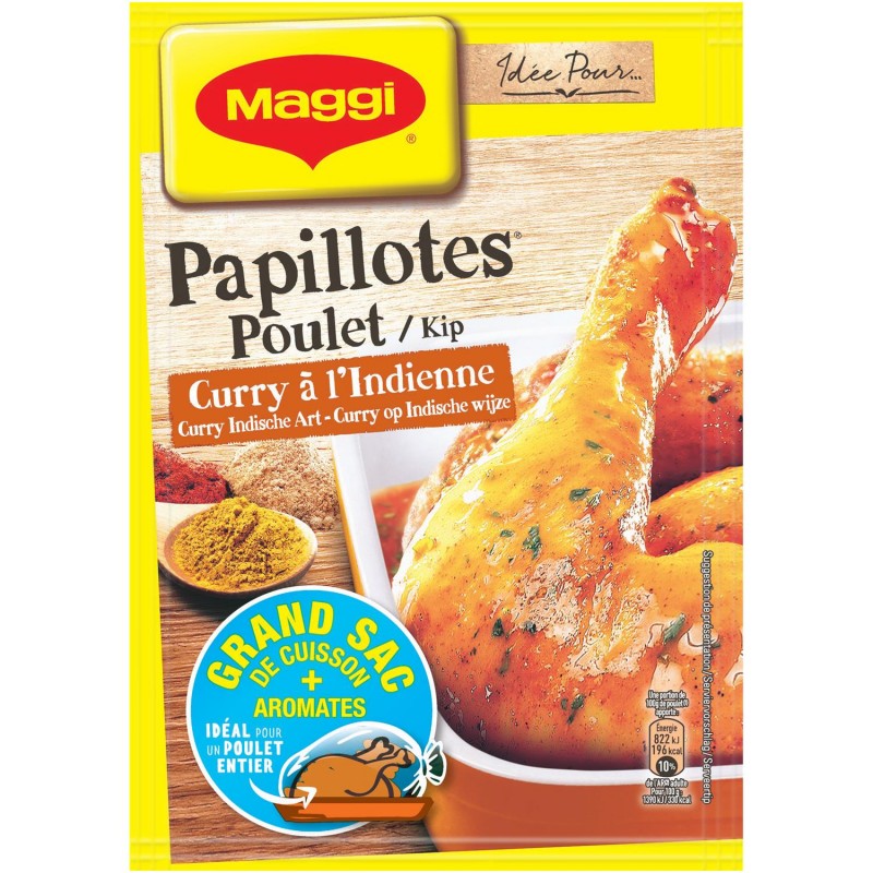 MAGGI Papillote Poulet Curry 30G - Marché Du Coin