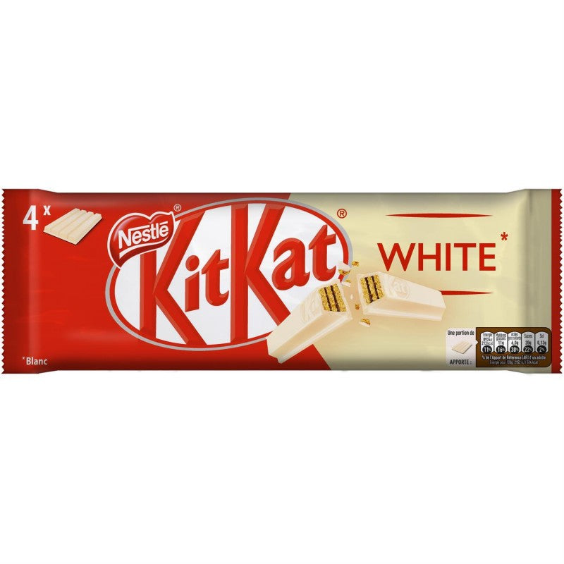 KIT KAT White Barres Au Chocolat Blanc 4X41,5G - Marché Du Coin