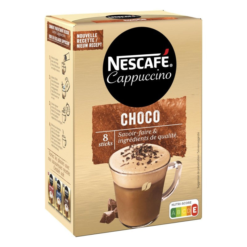 NESCAFÉ Cappuccino Choco Sticks 144G - Marché Du Coin