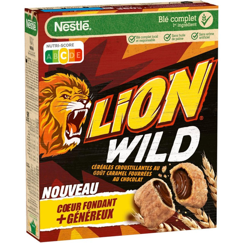 NESTLÉ Céréales Wild Au Cœur Fondant Gout Caramel Fourées Au Chocoalt 360G - Marché Du Coin