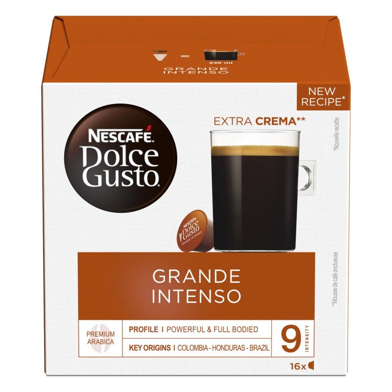 DOLCE GUSTO Nescafé Grande Intenso, Capsule Café Intensité 9 - X16 Dosettes - Marché Du Coin