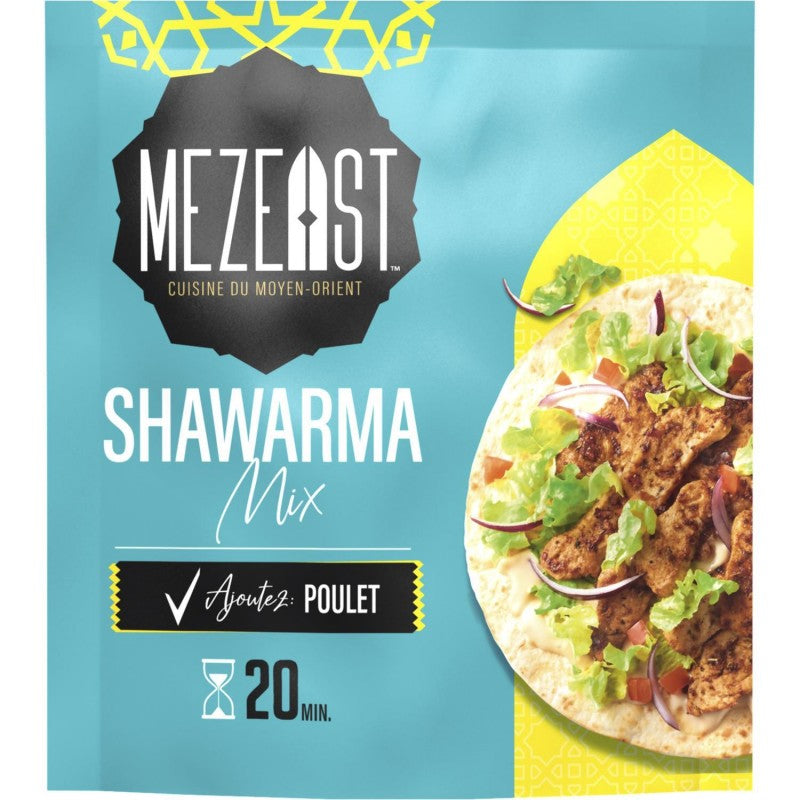 MEZEAST Assaisonnement Pour Shawarma Sachet De 50G - Marché Du Coin