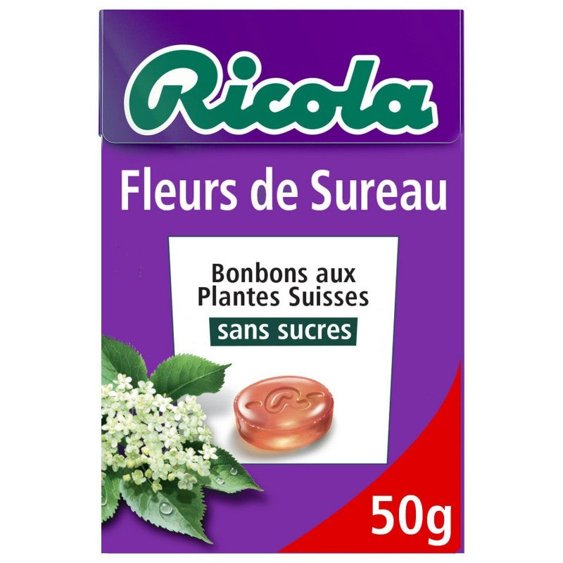 RICOLA Fleurs De Sureau Sans Sucres 50G - Marché Du Coin