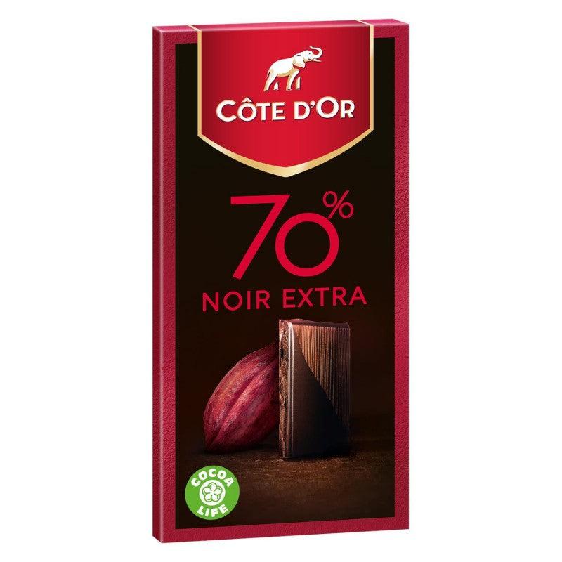 CÔTE D'OR Tablette De Chocolat Fin Noir 70% 100G - Marché Du Coin