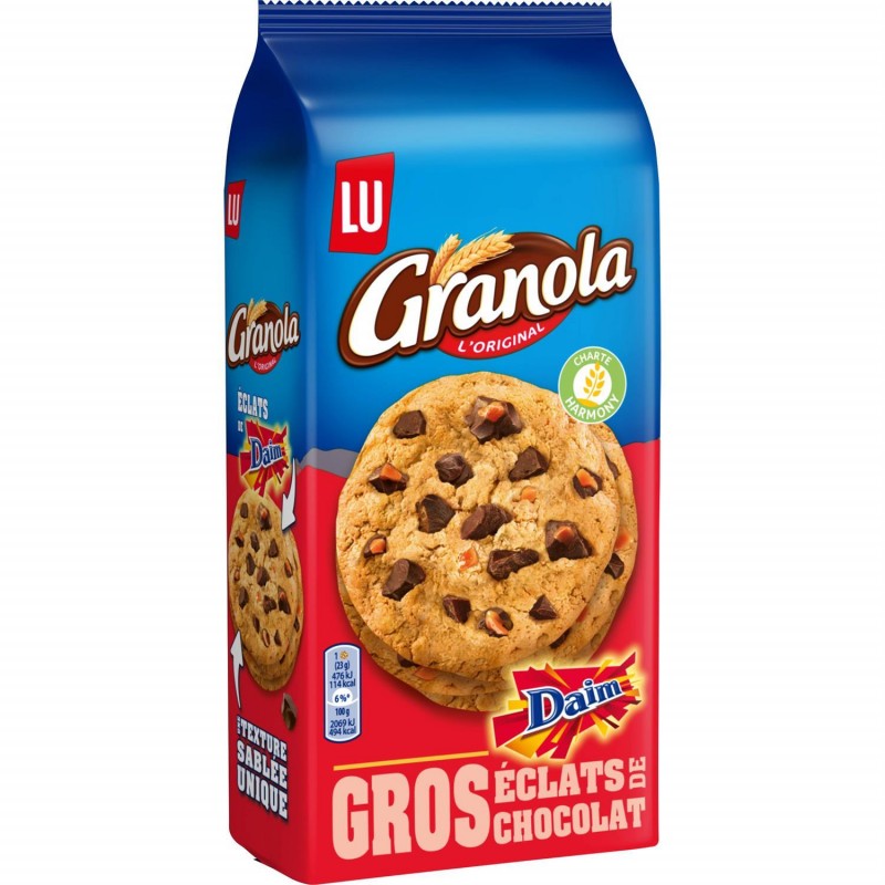 GRANOLA Granola Extra Cookies Daim 184G - Marché Du Coin