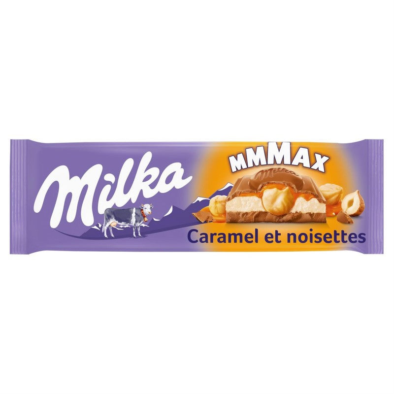 MILKA Xl Caramel Et Noisettes Entières 300G - Marché Du Coin