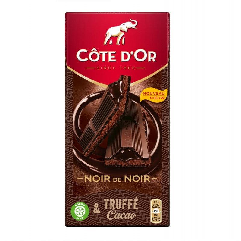 CÔTE D'OR Fourré Épais Noir Truffe Coeur Coulant Chocolat 190G - Marché Du Coin