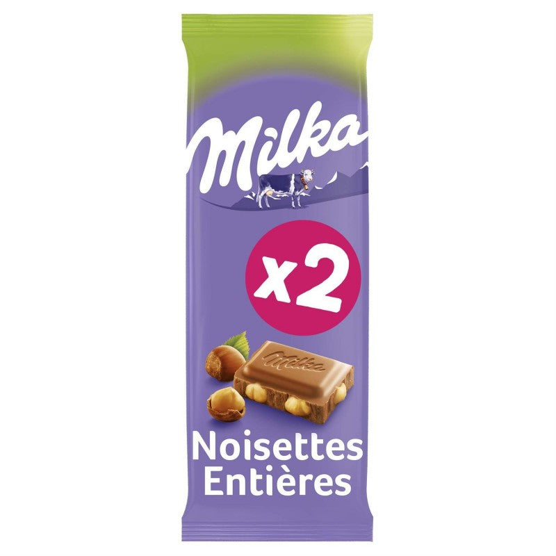 MILKA Chocolat Lait Noisettes 200G - Marché Du Coin