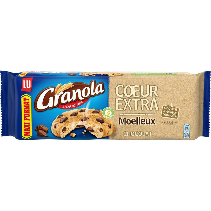 LU Granola Cookies Coeur Extra Moelleux Chocolat 312G - Marché Du Coin