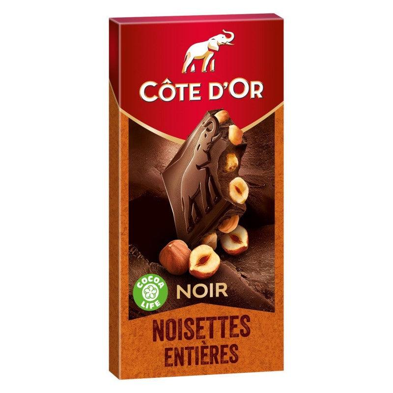 CÔTE D'OR Chocolat Noir Noisettes 180G - Marché Du Coin