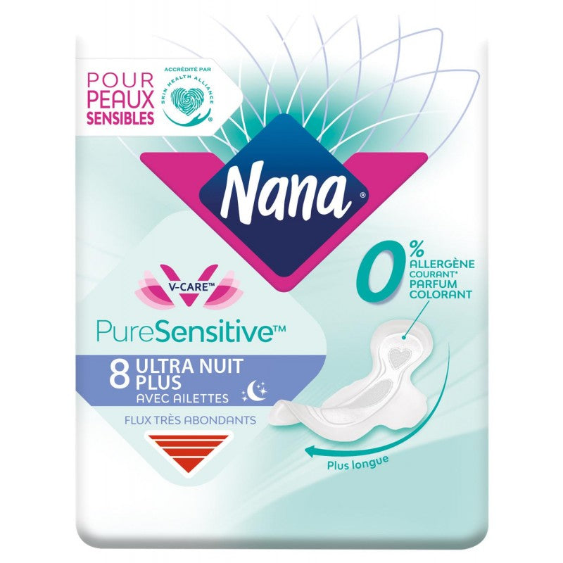 NANA Ultra Sans 8 Serviettes Nuit - Marché Du Coin