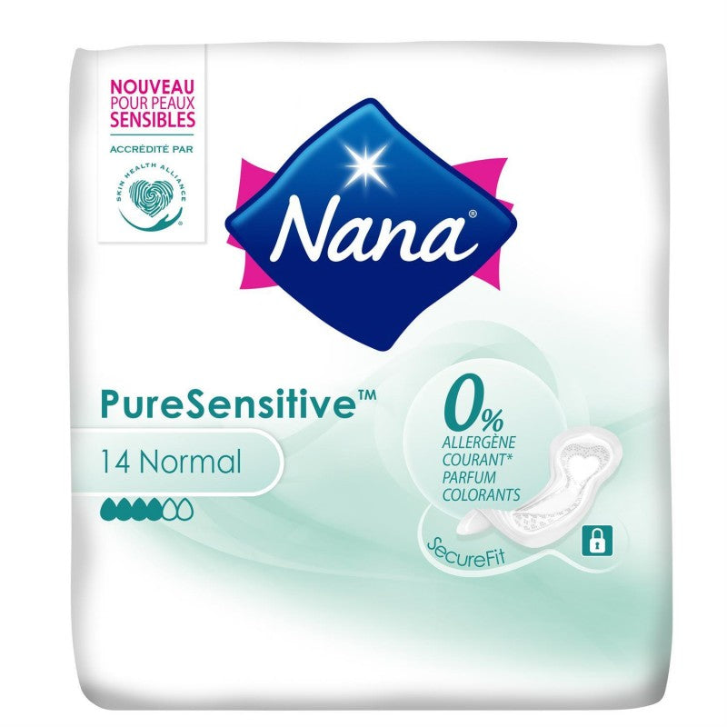 NANA Ultra P.Sens 14 Serviettes Normal - Marché Du Coin