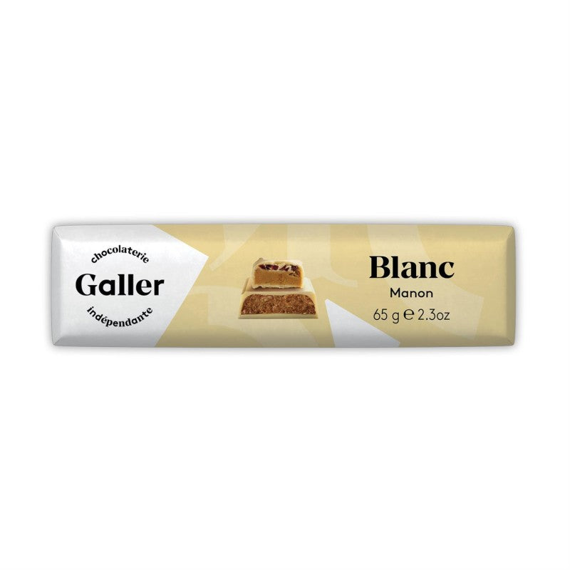 GALLER Baton Chocolat Blanc Manon 70G - Marché Du Coin