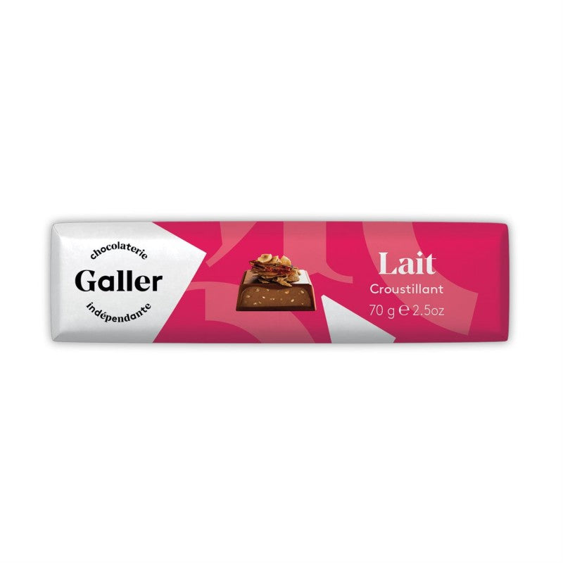GALLER Baton Chocolat Lait Croustillant 70G - Marché Du Coin