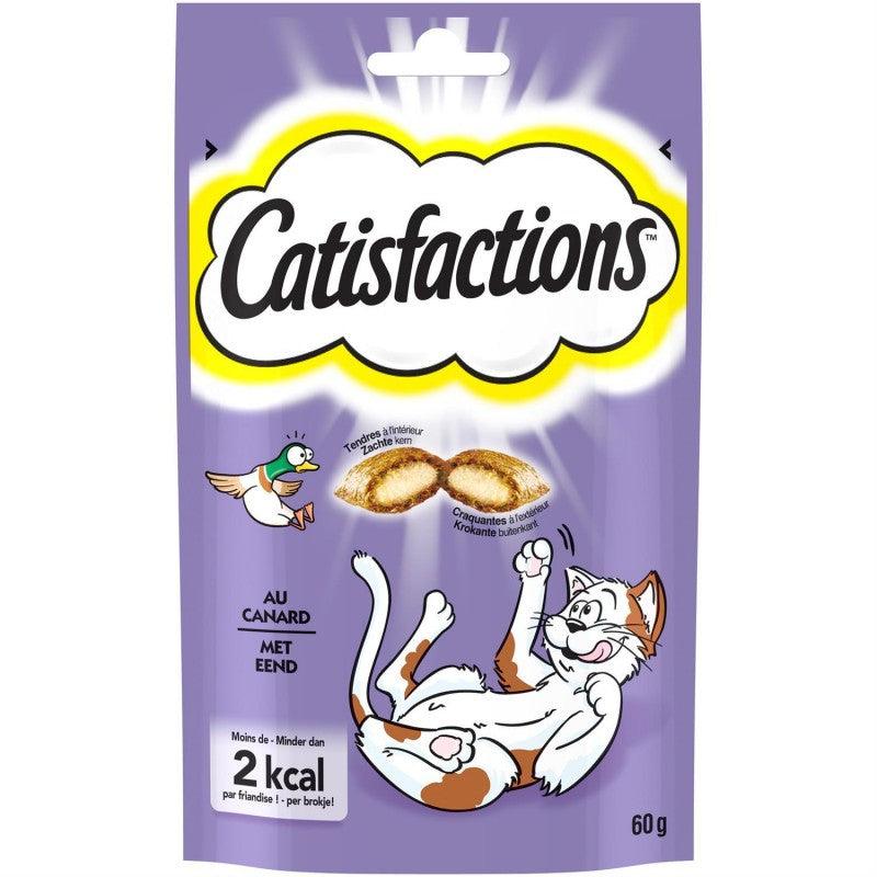 CATISFACTIONS Friandises Pour Chat Au Canard 60G - Marché Du Coin
