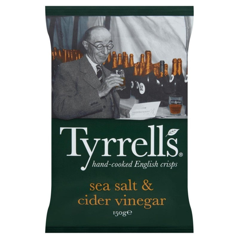 TYRRELL'S Chips Vinaigre De Cidre Et Sel De Mer 150G - Marché Du Coin