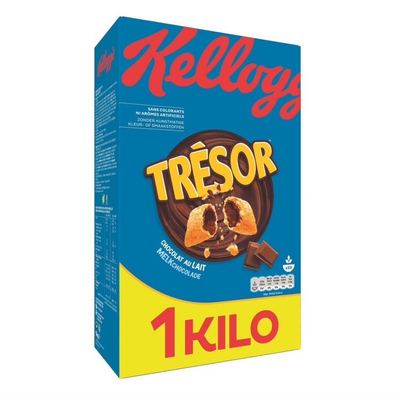 KELLOGG'S Tresor Chocolat Au Lait 1Kg - Marché Du Coin