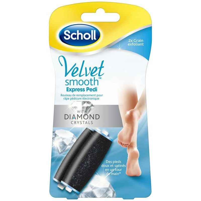 SCHOLL Velvet Rouleau Exfoliant 2 Rouleaux - Marché Du Coin