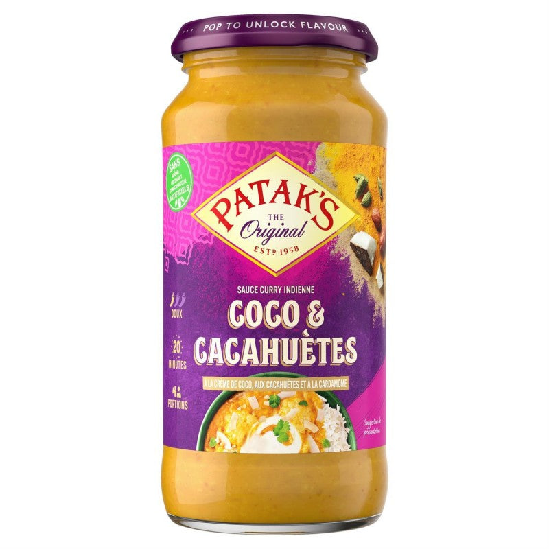 PATAK'S Sauce Coco Cacahuete 450G - Marché Du Coin