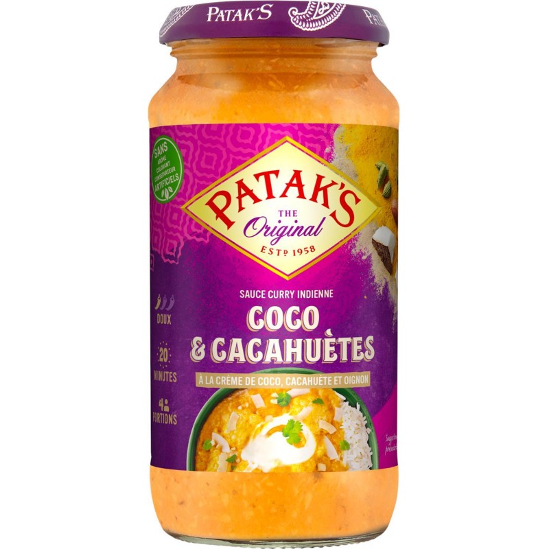 PATAK'S Sauce Coco Cacahuete 450G - Marché Du Coin