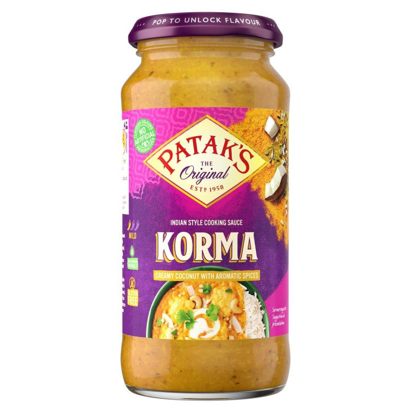 PATAK'S Sauce Korma 450G - Marché Du Coin