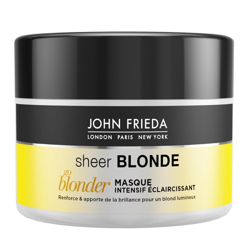 JOHN FRIEDA Sheer Blonde Masque Intensif Eclaircissant Go Blonder 250Ml - Marché Du Coin
