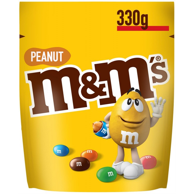 M&M'S Peanut Bonbon Chocolat Cacahuète 330G - Marché Du Coin
