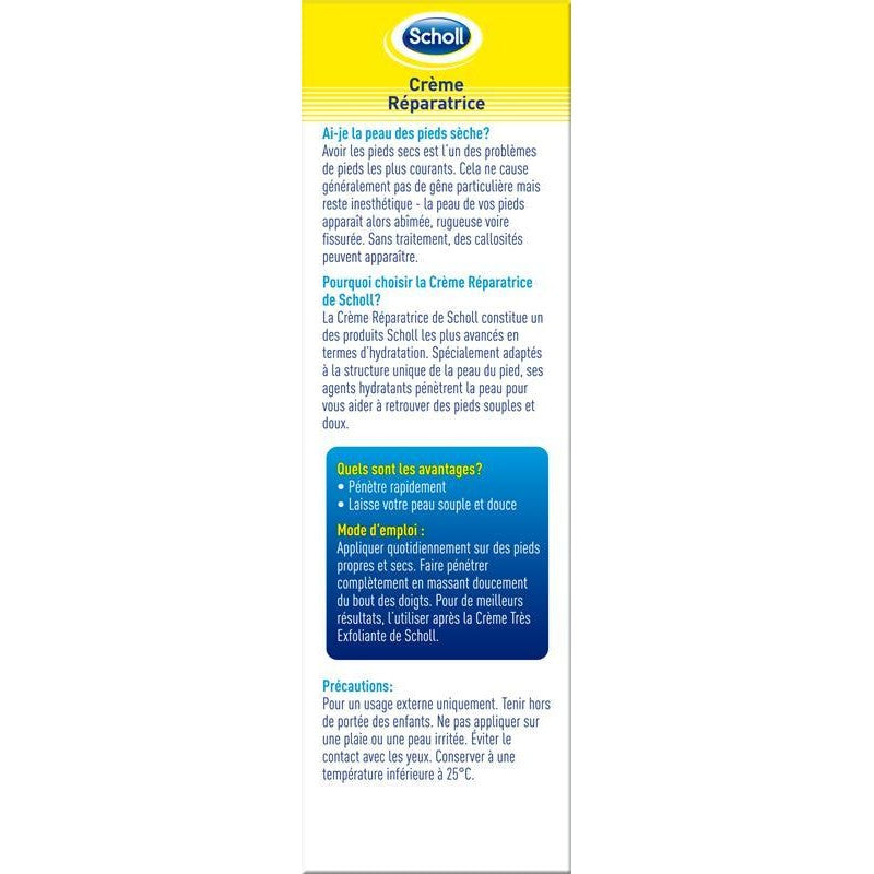 SCHOLL Crème Réparatrice 75Ml - Marché Du Coin