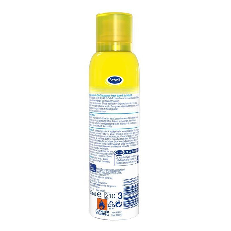 SCHOLL Spray Anti Odeurs 24 Heures 150Ml - Marché Du Coin