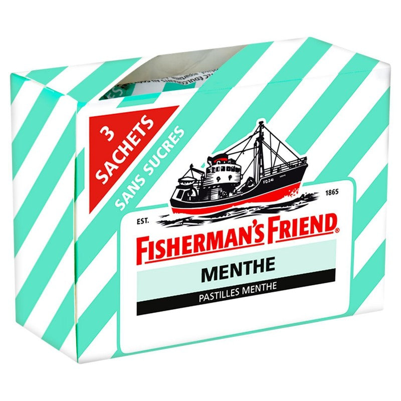 FISHERMAN'S Friend Multipack De 3 Sachets De 25G Sans Sucres Menthe - Marché Du Coin