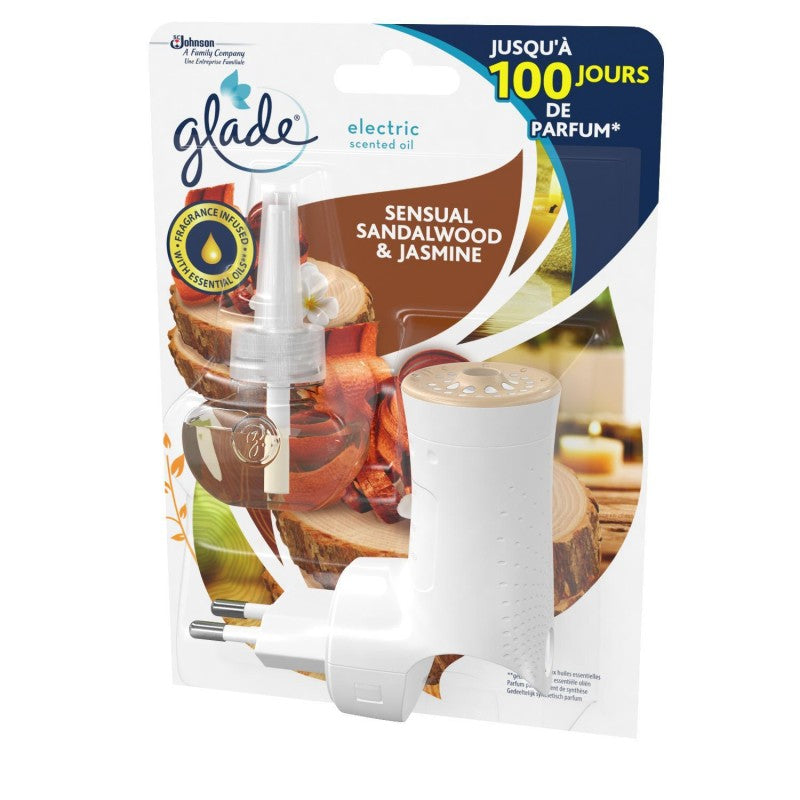 GLADE Electric Scented Oil Diffuseur Sensual Sandalwood - Marché Du Coin