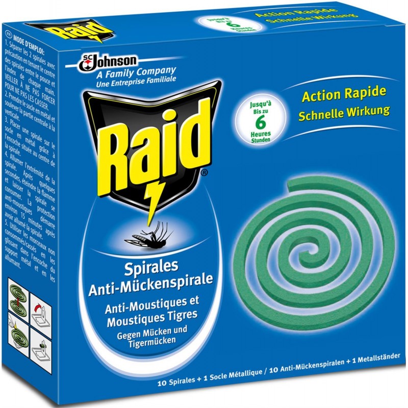 RAID Spirale Anti Moustique - Marché Du Coin