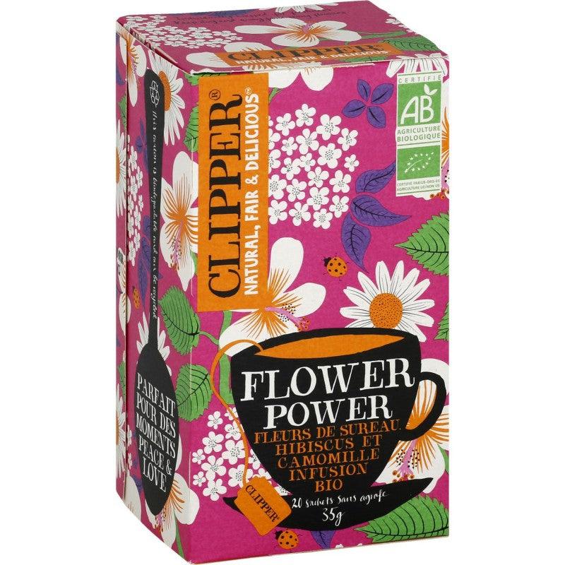 CLIPPER Infusion Flower Power 35G - Marché Du Coin